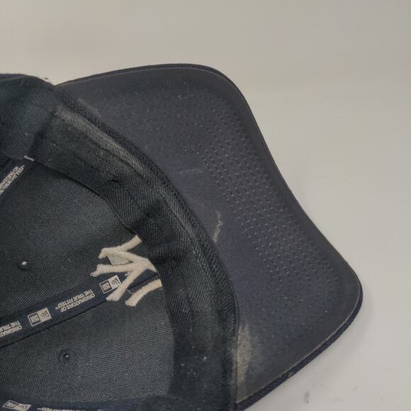 New Era MLB New York Yankees Fitted Hat Size M/L Blue Embroidered Logo - Picture 10 of 14